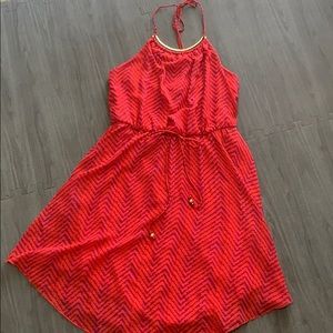 Chevron pattern dress